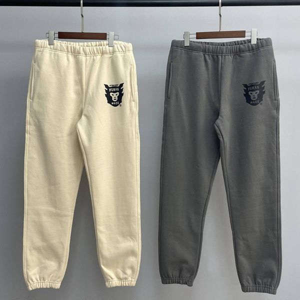 men's pants human made sweatpants fleece streetwear trousers hip hop harajuku joggers men fitness clothing women clothes sport jogging, Black
men's pants human made sweatpants fleece streetwear trousers hip hop harajuku joggers men fitness clothing women clothes sport jogging, Black