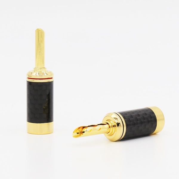 smart power plugs hifi carbon fiber gold plated banana plug 4pieces speaker wire cable connector
smart power plugs hifi carbon fiber gold plated banana plug 4pieces speaker wire cable connector