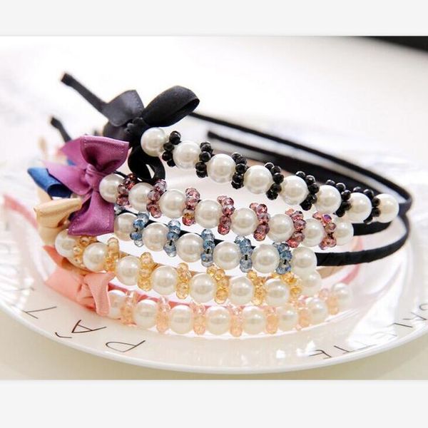 brand new ladies handmade bow tie headband pearl crystal winding headband dmtg050 mix order hair jewelry, Silver
brand new ladies handmade bow tie headband pearl crystal winding headband dmtg050 mix order hair jewelry, Silver