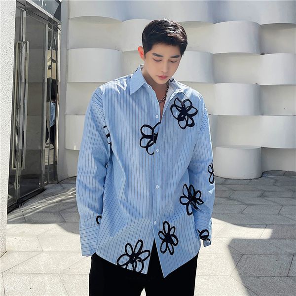 men's casual shirts korean style loose graffiti print stripe long sleeve harajuku streetwear fashion niche shirt for male xz0s, White;black
men's casual shirts korean style loose graffiti print stripe long sleeve harajuku streetwear fashion niche shirt for male xz0s, White;black
