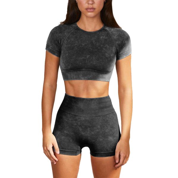 texano women's imitation seamls yoga suit, double zipper bra, shirt, short tights, sportswear, training, gym, Gray
texano women's imitation seamls yoga suit, double zipper bra, shirt, short tights, sportswear, training, gym, Gray