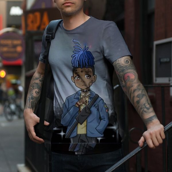 Original cool anime boy rock oil painting 3D printing cute bear pattern T-shirt fashion and beautiful breathable daily party travel men', White;black
Original cool anime boy rock oil painting 3D printing cute bear pattern T-shirt fashion and beautiful breathable daily party travel men', White;black