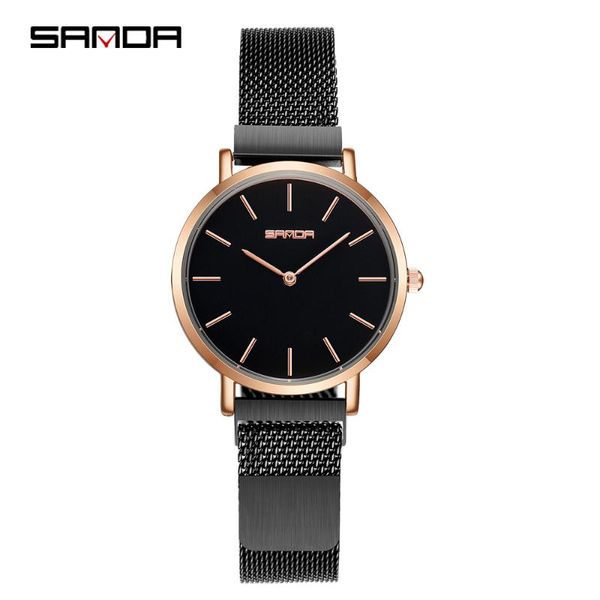 wristwatches sanda 2021 brand simple thin women watch waterproof quartz wristwatch milan mesh belt magnet buckle gifts montre femme 255, Slivery;brown
wristwatches sanda 2021 brand simple thin women watch waterproof quartz wristwatch milan mesh belt magnet buckle gifts montre femme 255, Slivery;brown