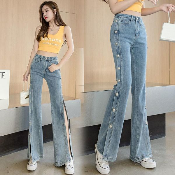 women's jeans woman high waist clothes wide leg denim clothing streetwear vintage quality fashion harajuku straight pants slit, Blue
women's jeans woman high waist clothes wide leg denim clothing streetwear vintage quality fashion harajuku straight pants slit, Blue