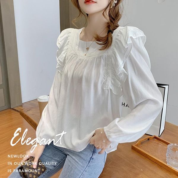 women's blouses & shirts 2021 fashion spring korean chiffon solid shirt blouse women office long sleeve female patchwork white blusas
women's blouses & shirts 2021 fashion spring korean chiffon solid shirt blouse women office long sleeve female patchwork white blusas