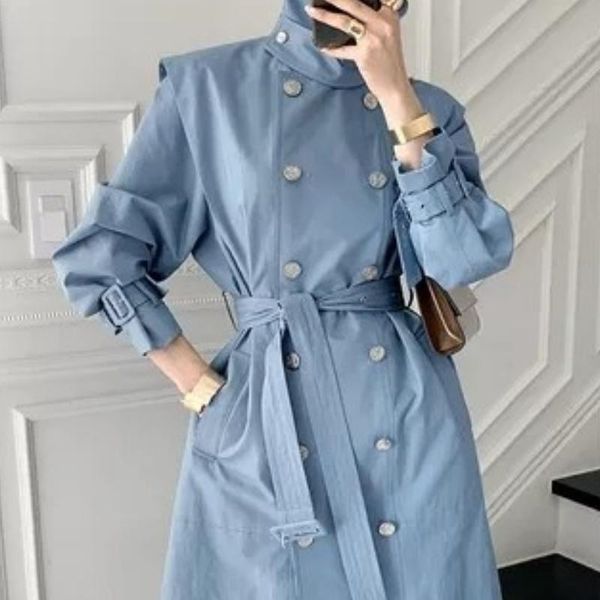 women's trench coats women autumn winter casual long trend coat double breasted loose vintage windbreaker sleeve sashes elegant outwear, Tan;black
women's trench coats women autumn winter casual long trend coat double breasted loose vintage windbreaker sleeve sashes elegant outwear, Tan;black