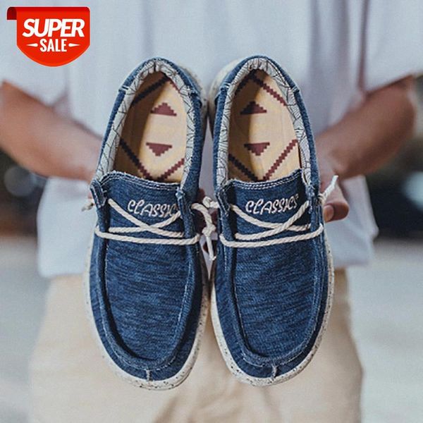2020 men's casual shoes denim canvas breathable vulcanized nonslip wearresistant flat shoes men ooutdoor summer large size #vf0c
2020 men's casual shoes denim canvas breathable vulcanized nonslip wearresistant flat shoes men ooutdoor summer large size #vf0c