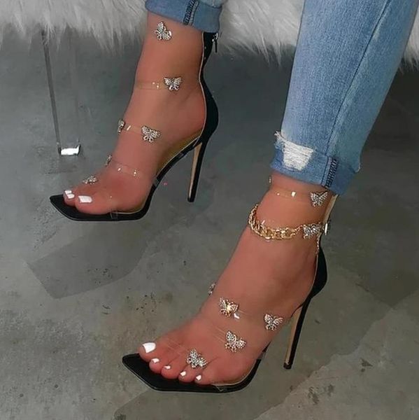 dress shoes women square toe high heel sandals party three color clear acrylic butterfly design 2021 womens, Black
dress shoes women square toe high heel sandals party three color clear acrylic butterfly design 2021 womens, Black