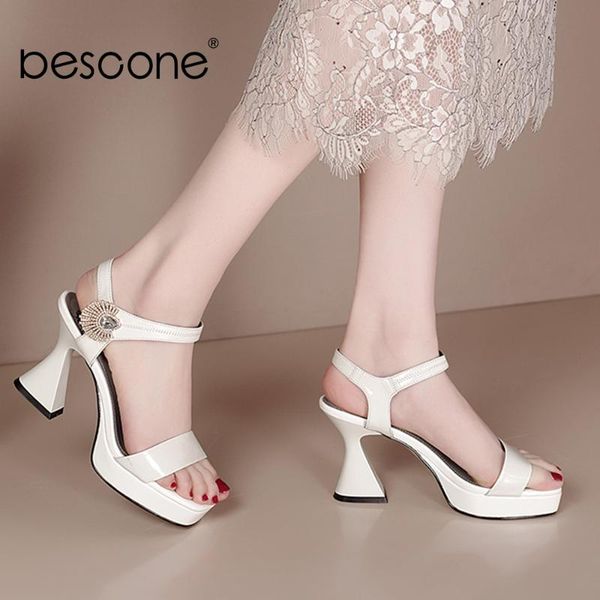 dress shoes bescone fashion strange style heel women's sandals pure color simple ladies daily all-match female eo191, Black
dress shoes bescone fashion strange style heel women's sandals pure color simple ladies daily all-match female eo191, Black