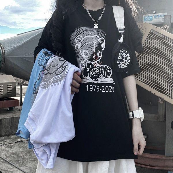 women's t-shirt korean women men harajuku holiday cool printed students tshirts boys girls kawaii cartoon summer tee, White
women's t-shirt korean women men harajuku holiday cool printed students tshirts boys girls kawaii cartoon summer tee, White