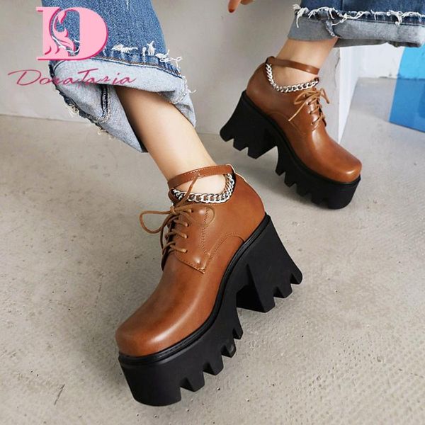 dress shoes doratasia brand ladies platform spring pumps chunky high heels chain women punk street party office woman, Black
dress shoes doratasia brand ladies platform spring pumps chunky high heels chain women punk street party office woman, Black