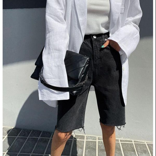 women's jeans zhisilao tassel tight five-point denim washed female summer 2021 cycling black knee-length shorts streetwear, Blue
women's jeans zhisilao tassel tight five-point denim washed female summer 2021 cycling black knee-length shorts streetwear, Blue
