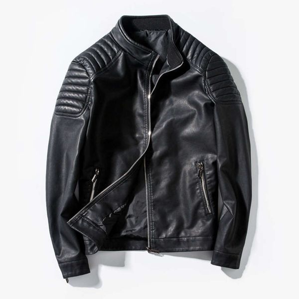 new clothes autumn and winter korean trend slim pu leather jacket young handsome casual versatile men's coat, Black;brown
new clothes autumn and winter korean trend slim pu leather jacket young handsome casual versatile men's coat, Black;brown
