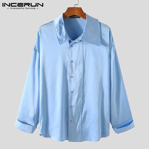 new incerun fashion men shirt brand turn down collar long sleeve button streetwear blouse solid color 2021 loose casual camisa s-5xl okif, White
new incerun fashion men shirt brand turn down collar long sleeve button streetwear blouse solid color 2021 loose casual camisa s-5xl okif, White