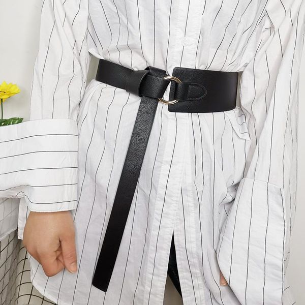 belts wide knot belt small gold circle buckle waistbands for woman diy knotted cummerbunds long soft faux leather wasit seal skirt, Black;brown
belts wide knot belt small gold circle buckle waistbands for woman diy knotted cummerbunds long soft faux leather wasit seal skirt, Black;brown