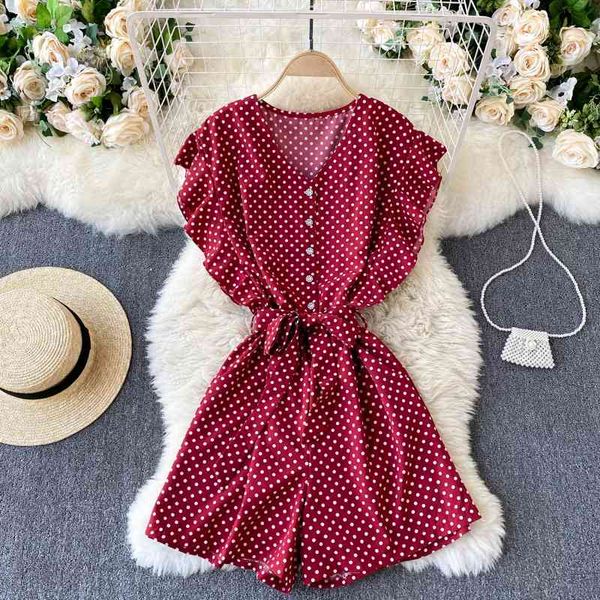 women's jumpsuits & rompers holiday sweet polka dot print ruffled slim short jumpsuit romper summer women's wide-leg jumpsuits bod, Black;white
women's jumpsuits & rompers holiday sweet polka dot print ruffled slim short jumpsuit romper summer women's wide-leg jumpsuits bod, Black;white