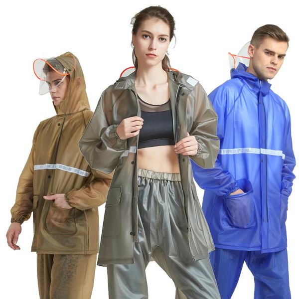 rain wear viliery plastic tendon raincoattransparent coat women men waterproof motorcycle suit thickened double brim splitponcho
rain wear viliery plastic tendon raincoattransparent coat women men waterproof motorcycle suit thickened double brim splitponcho