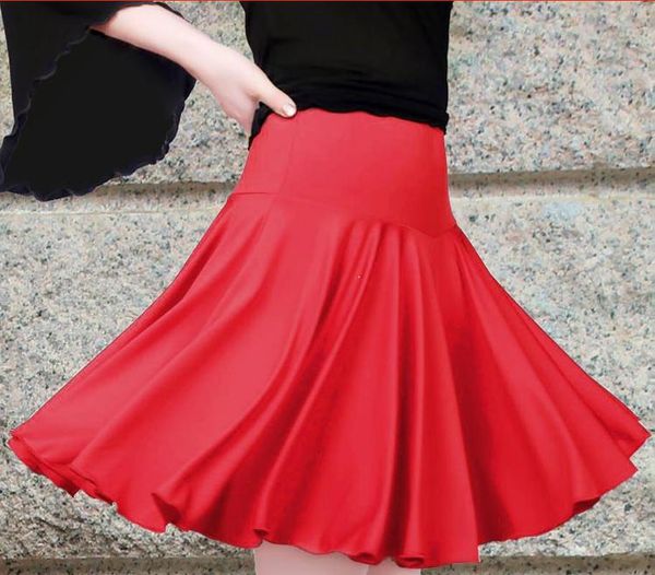 lastest women's pure color dance dress fashion latin dance skirt ballroom dancing skirt, Black;red
lastest women's pure color dance dress fashion latin dance skirt ballroom dancing skirt, Black;red