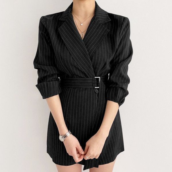 2021 new french light cooked style vertical stripes lapel single-breasted lace-up waist long-sleeved suit dress women h0aa, Black;gray
2021 new french light cooked style vertical stripes lapel single-breasted lace-up waist long-sleeved suit dress women h0aa, Black;gray