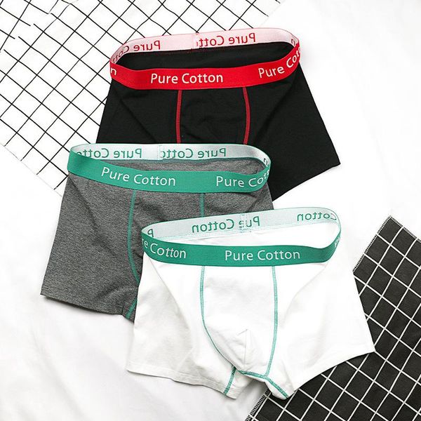 underpants men's underwear antibacterial pure cotton moisture absorbent soft elastic waistband male panties boxer wholesale, Black;white
underpants men's underwear antibacterial pure cotton moisture absorbent soft elastic waistband male panties boxer wholesale, Black;white