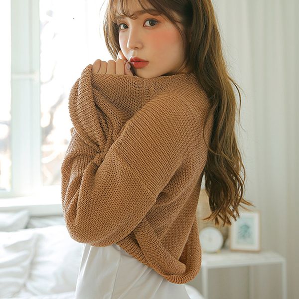 2021 new autumn women pullover o-neck plus size winter female casual loose jumper office lady knitted sweater y69c, White;black
2021 new autumn women pullover o-neck plus size winter female casual loose jumper office lady knitted sweater y69c, White;black