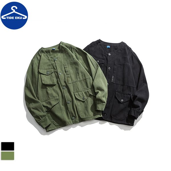 men's jackets autumn men casual camouflage cargo jacket outwear zip up bomber baseball zipper thin coat, Black;brown
men's jackets autumn men casual camouflage cargo jacket outwear zip up bomber baseball zipper thin coat, Black;brown