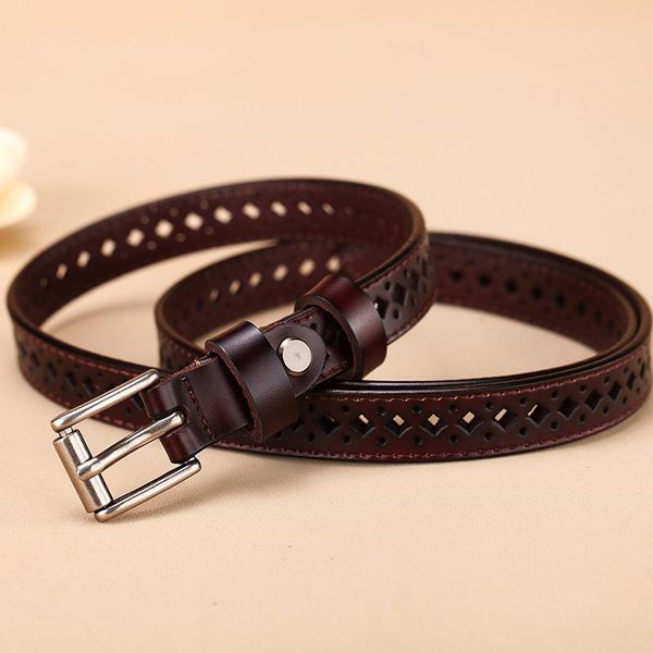 belts hollow-out women's cowhide belt korean style simple thin one-suit skirt decorative genuine leather pants, Black;brown
belts hollow-out women's cowhide belt korean style simple thin one-suit skirt decorative genuine leather pants, Black;brown