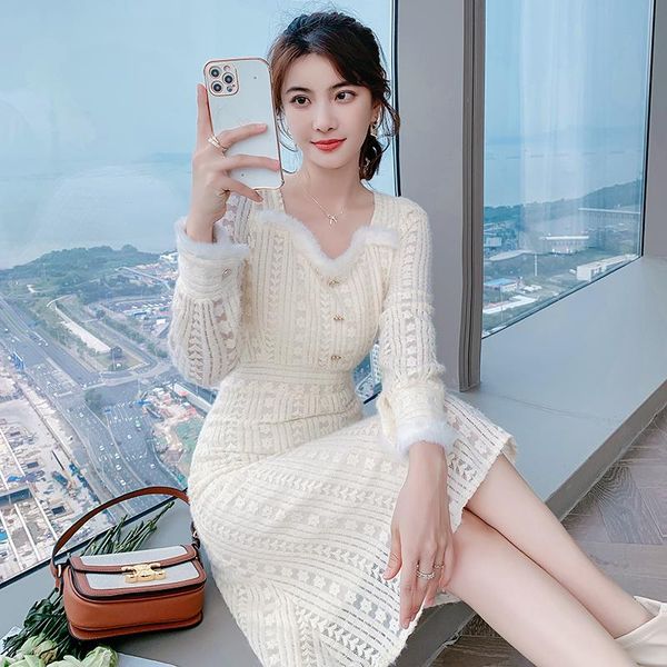 casual dresses women one piece dress autumn 2021 office lady korea style long sleeve solid lace square collar high waist zipper, Black;gray
casual dresses women one piece dress autumn 2021 office lady korea style long sleeve solid lace square collar high waist zipper, Black;gray