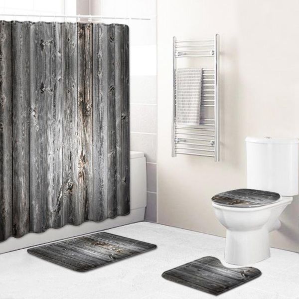 3d wood grain 4pc set waterproof shower curtain bathroom shower room 180x180 bath curtains closestool mat home farmhouse decor
3d wood grain 4pc set waterproof shower curtain bathroom shower room 180x180 bath curtains closestool mat home farmhouse decor
