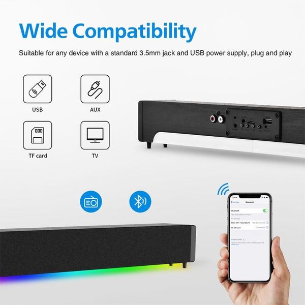 computer speakers universal 3.5mm aux port wireless/wired speaker small kits dual horns volume buttons long-term use stereo loundspeaker
computer speakers universal 3.5mm aux port wireless/wired speaker small kits dual horns volume buttons long-term use stereo loundspeaker