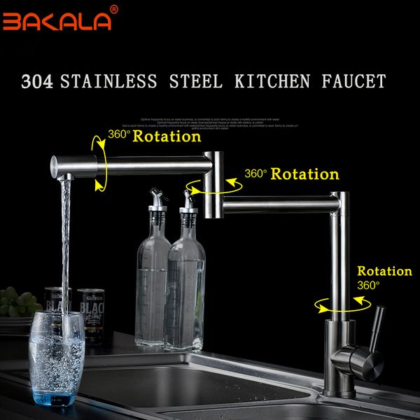 kitchen faucets 304 stainless steel lead-folding faucet mixer 360 degree swivel single handle nickel sink basin taps koeq
kitchen faucets 304 stainless steel lead-folding faucet mixer 360 degree swivel single handle nickel sink basin taps koeq