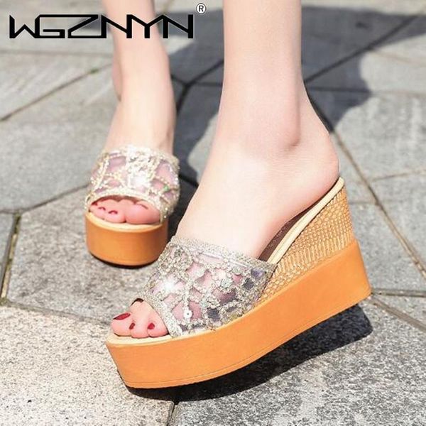 summer rhinestone wedges heel women slippers platform peep toe height increasing slides 2021 ladies shoes zapatos de mujer, Black
summer rhinestone wedges heel women slippers platform peep toe height increasing slides 2021 ladies shoes zapatos de mujer, Black