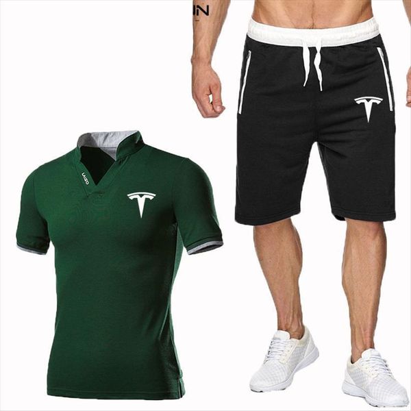 tesla logo polo mens tracksuit t shirt cotton shorts letter print fashion round neck short sleeve set, Gray
tesla logo polo mens tracksuit t shirt cotton shorts letter print fashion round neck short sleeve set, Gray