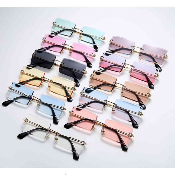 designer sunglasses fashion clip rimless women trendy small rectangle sun glasses summer traveling retro uv400 shades, White;black
designer sunglasses fashion clip rimless women trendy small rectangle sun glasses summer traveling retro uv400 shades, White;black