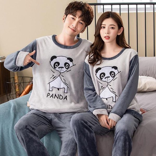 2020 winter couples long sleeve thick warm flannel pajama sets for women cute cartoon coral velvet sleepwear pyjama men homewear, Black;red
2020 winter couples long sleeve thick warm flannel pajama sets for women cute cartoon coral velvet sleepwear pyjama men homewear, Black;red