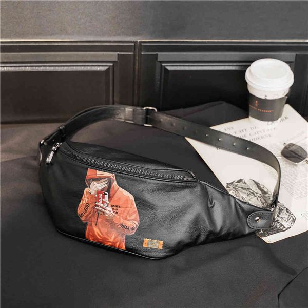 pockets design style men's and women's fashion chest bag leisure backpack small satchel single shoulder personality pattern
pockets design style men's and women's fashion chest bag leisure backpack small satchel single shoulder personality pattern