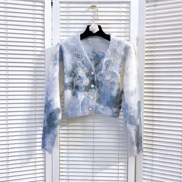 women's jackets runway fashion v-neck cardigans clothing spring beaded 3d flower feather applique gradient color women long-sleeved swe, Black;brown
women's jackets runway fashion v-neck cardigans clothing spring beaded 3d flower feather applique gradient color women long-sleeved swe, Black;brown