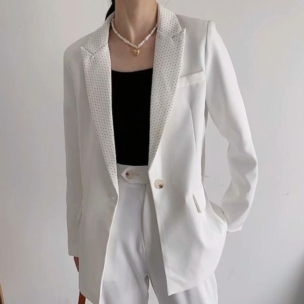 2021 new womens blazers two piece set office lady patchwork collar jacket blazer autumn ladies formal suit z4rf, Black;white
2021 new womens blazers two piece set office lady patchwork collar jacket blazer autumn ladies formal suit z4rf, Black;white