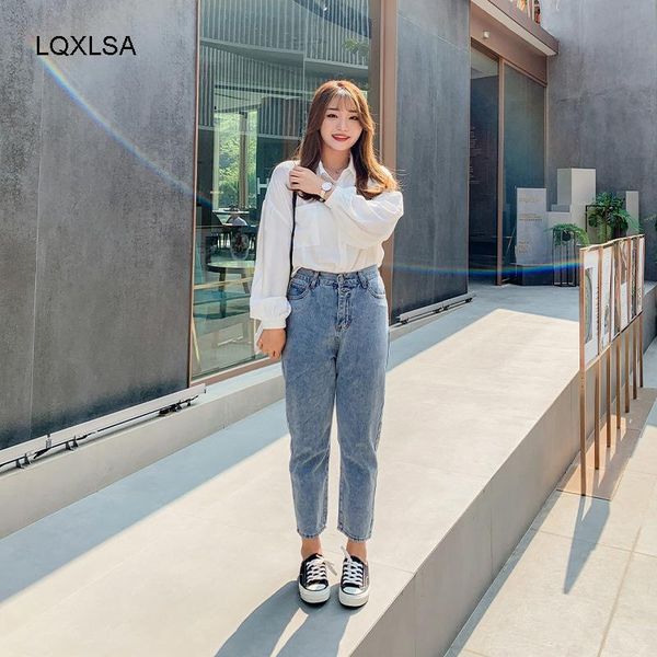 women's jeans 2021 vintage high waist loose casual harem boyfriend for women korean plus size harajuku blue denim pants
women's jeans 2021 vintage high waist loose casual harem boyfriend for women korean plus size harajuku blue denim pants