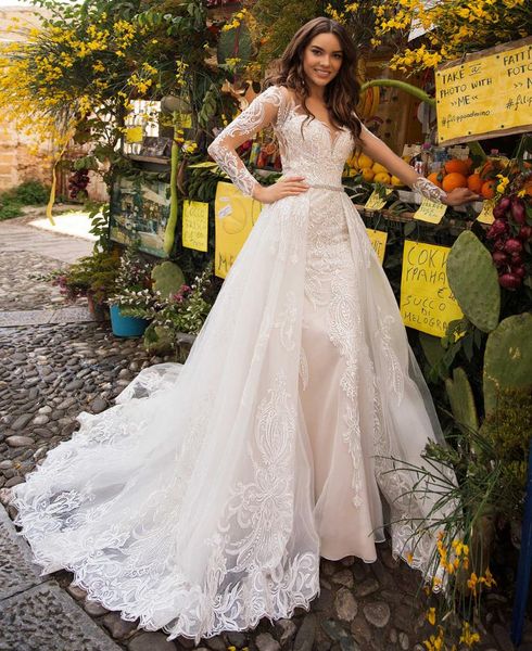 other wedding dresses romantic boho mermaid dress beach appliques lace beading 2 in 1 mariage vestido de noiva two-piece white bridal gowns
other wedding dresses romantic boho mermaid dress beach appliques lace beading 2 in 1 mariage vestido de noiva two-piece white bridal gowns
