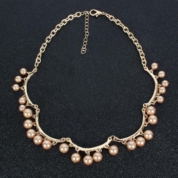 chokers korean fashion exquisite imitation pearl necklace wedding dinner elegant large choker women jewelry, Golden;silver
chokers korean fashion exquisite imitation pearl necklace wedding dinner elegant large choker women jewelry, Golden;silver