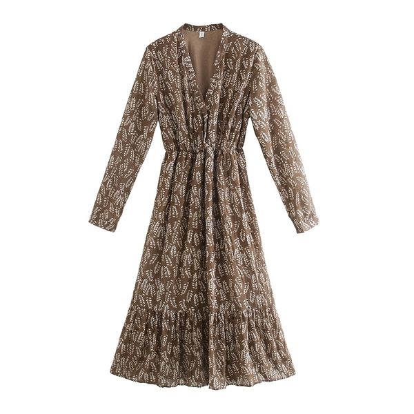 ies 2021 spring floral printing midi dress pleated v-neck women dresses long sleeve elastic waist 210303, Black;gray
ies 2021 spring floral printing midi dress pleated v-neck women dresses long sleeve elastic waist 210303, Black;gray