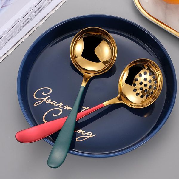 spoons 2pcs stainless steel thickening colander filter oil spoon handle soup pot kitchen vegetable strainer cook tool
spoons 2pcs stainless steel thickening colander filter oil spoon handle soup pot kitchen vegetable strainer cook tool