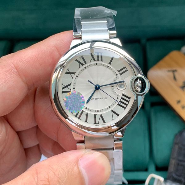 fashion mens watches fully automatic mechanical watch 42mm sapphire lifewaterproof design montre de luxe styles, Slivery;brown
fashion mens watches fully automatic mechanical watch 42mm sapphire lifewaterproof design montre de luxe styles, Slivery;brown
