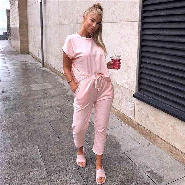 summer plus size conjuntos pink two piece outfits pants set casual o neck tracksuit women vetement femme moletom mujer, Gray
summer plus size conjuntos pink two piece outfits pants set casual o neck tracksuit women vetement femme moletom mujer, Gray