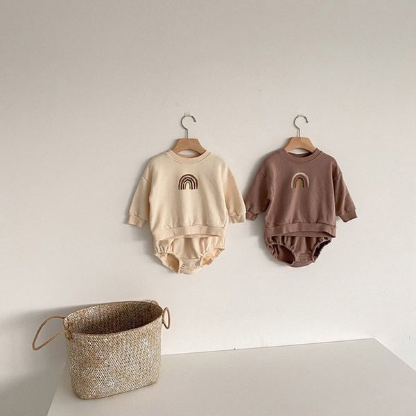 milancel baby clothes autumn baby hoodies and bloomer 2 pcs baby boys clothes set cute rainbow infant girls suit 210226, White
milancel baby clothes autumn baby hoodies and bloomer 2 pcs baby boys clothes set cute rainbow infant girls suit 210226, White