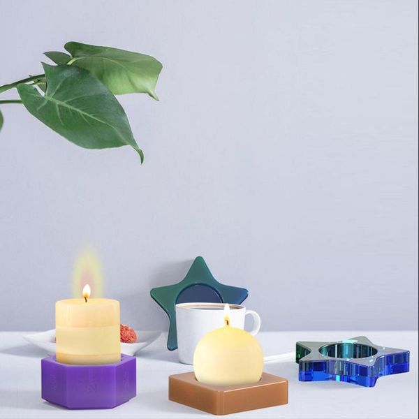 craft tools five-pointed star candlestick epoxy resin mold diy candle holder mould heart square uv crystal crafts home decorating
craft tools five-pointed star candlestick epoxy resin mold diy candle holder mould heart square uv crystal crafts home decorating