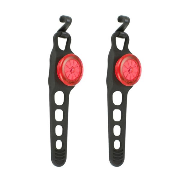 bike lights 2pcs taillight warning light night highlight waterproof (red) 
bike lights 2pcs taillight warning light night highlight waterproof (red)
