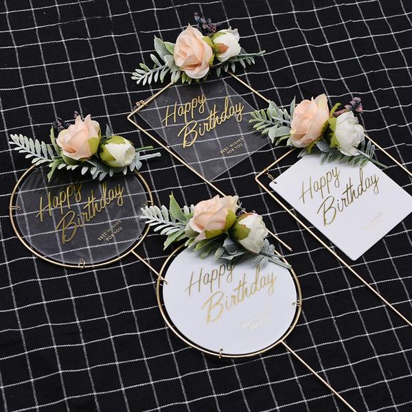 other event & party supplies 1pcs metal happy birthday cake artificial flowers for diy baby shower decoration baking decor
other event & party supplies 1pcs metal happy birthday cake artificial flowers for diy baby shower decoration baking decor