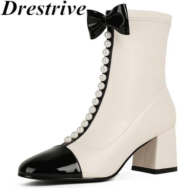 boots drestrive women ankle beaded butterfly knot patent leather square toe patchwork 2021 winter thick high heel shoes, Black
boots drestrive women ankle beaded butterfly knot patent leather square toe patchwork 2021 winter thick high heel shoes, Black